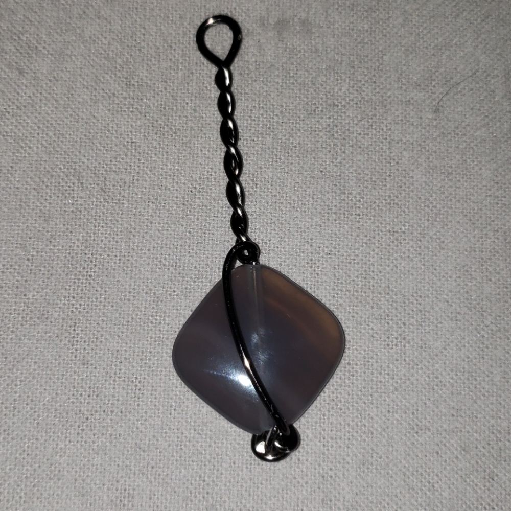 Grey Agate Pendant
